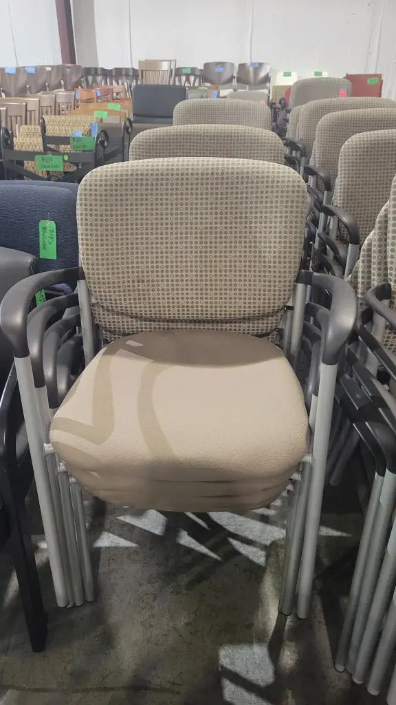 Tan Lacasse Stackable Guest Chairs image 1